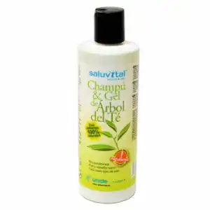 Champú y gel de Árbol de Té Saluvital 300 ml.