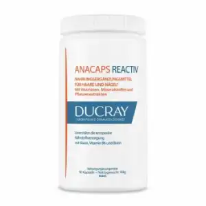 Complemento alimenticio vitalidad cabello y uñas en cápsulas Anacaps Reactiv Ducray 90 ud.