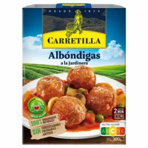 Albóndigas a la jardinera Carretilla 300 g.