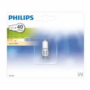 Bombilla Halógena Philips Ecohalo MV Caps 28W G9