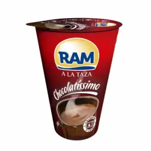 Chocolate a la taza Chocolatissimo Ram sin gluten 200 ml.