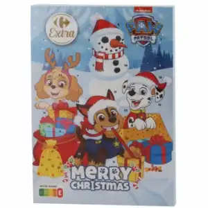 Calendario de Adviento Paw Patrol Carrefour Extra 75 g.