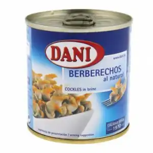 Berberechos al natural Dani 90 g.