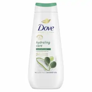 Gel de ducha cuidado hidratante aloe y agua de abedul Advanced Care Dove 400 ml.