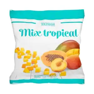 Mix frutas tropical Hacendado ultracongeladas Paquete 0.45 kg