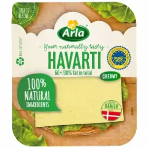 Queso havarti en lonchas Arla 150 g.