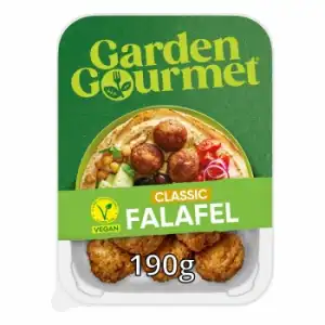 Falafel a base de garbanzos y hortalizas vegano Garden Gourmet 190 g.