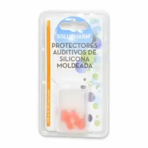 Protectores auditivos de silicona moldeada Solupharm 2 ud.