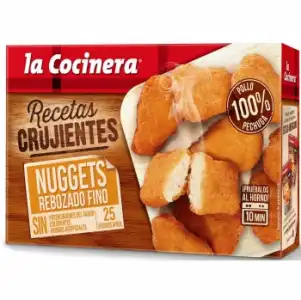 Nuggets rebozado fino Recetas Crujientes La Cocinera 400 g.