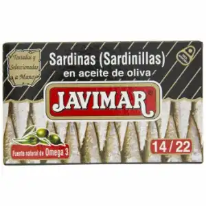 Sardinilla en aceite de oliva Javimar 81 g.