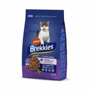 Pienso para gato esterilizado Brekkies 3 kg.