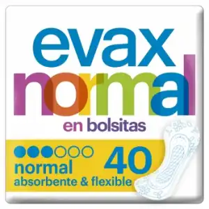 Protegeslip normal en bolsitas Evax 40 ud.