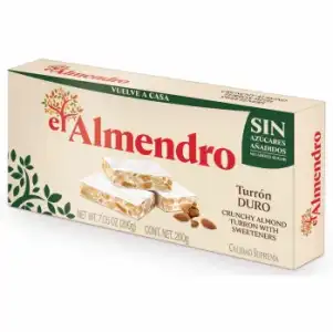 Turrón duro sin azúcar añadido El Almendro 200 g.