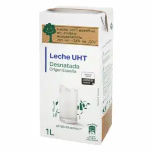 Leche desnatada brik 1 l.