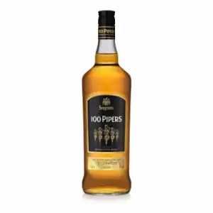 Whisky 100 Pipers escocés deluxe 1 l.