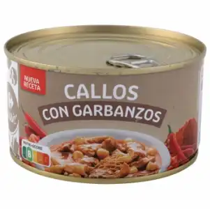 Callos con garbanzos Classic Carrefour sin gluten 380 g.