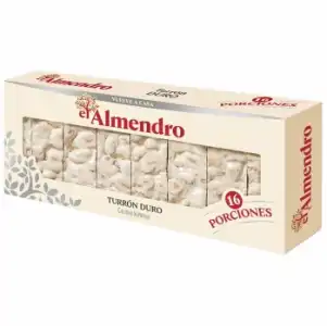 Turrón duro en porciones El Almendro 400 g.