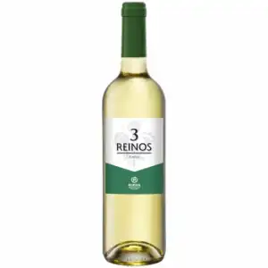 Vino blanco verdejo 3 Reinos D.O. Rueda 75 cl.