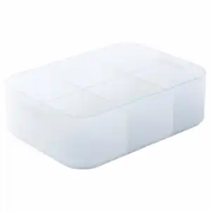 Caja con Separadores de Plástico CARREFOUR HOME Pratik A6 - Transparente