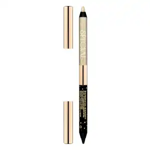 Perfilador de ojos Special Duo Eyes Deliplus negro y champagne  1 ud