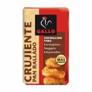 Pan rallado crujiente para rebozar Gallo 500 g.