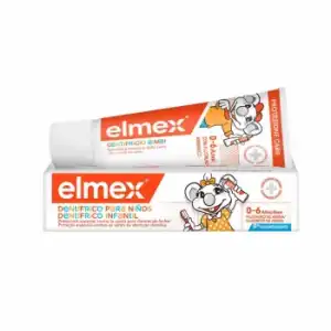 Dentífrico con flúor infantil 0-6 años Elmex 50 ml.