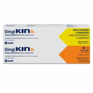 Dentífrico Gingi Kin B5 pack de 2 unidades de 125 ml.