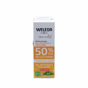 Dentífrico Infantil Weleda sin gluten 2 unidades de 75 ml