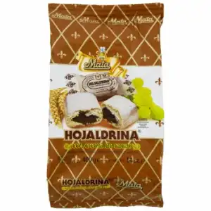 Hojaldrinas rellenas de crema de cacao Mata 400 g.