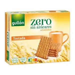 Galletas tostadas sin azúcar añadido Zero Gullón 400 g.