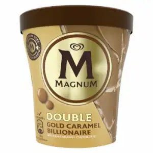 Helado Gold Caramel Billionaire Double Magnum 440 ml.