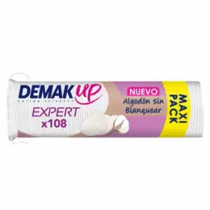 Discos desmaquillantes redondos DemakUp Expert 108 ud.