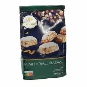 Hojaldres mini Sensation Carrefour 300 g.