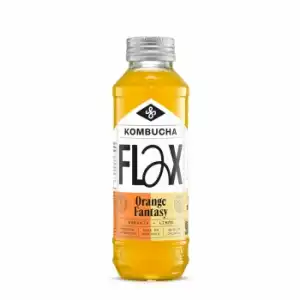 Kombucha orange fantasy Flax & Kale lata 33 cl.