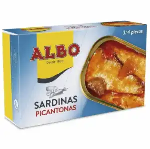 Sardinas picantonas Albo 120 g.