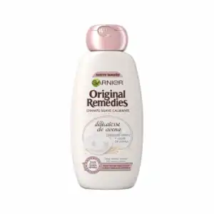 Champú suave calmante Delicatesse de Avena para cuero cabelludo sensible Original Remedies Garnier 300 ml.