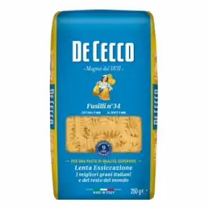 Pasta Fusilli De Cecco 250 g.