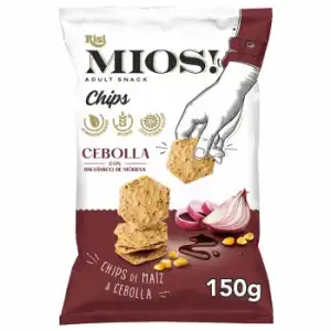 Aperitivo de maíz y cebolla con balsámico de Módena Risi Mios! sin gluten 150 g.