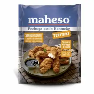 Porciones de pechuga de gallina marinada al estilo teriyaki Maheso 250 g.