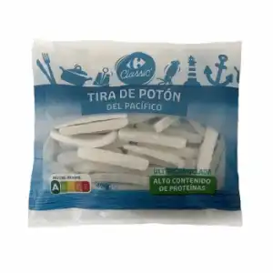 Tiras de potón Carrefour 400 g.