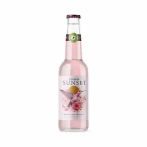 Vino frizzante rosado ecológico Sunset Peñascal 33 cl.