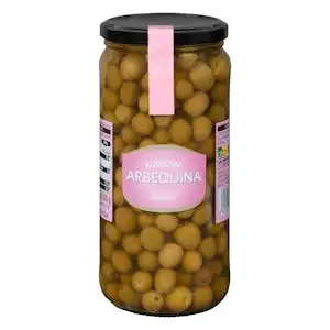 Aceitunas Arbequina Hacendado con hueso Tarro 0.72 kg