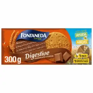 Galletas de chocolate con leche Digestive Fontaneda 300 g.