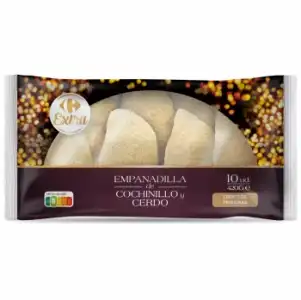 Empanadillas de cochinillo y cerdo Extra Carrefour 420 g.