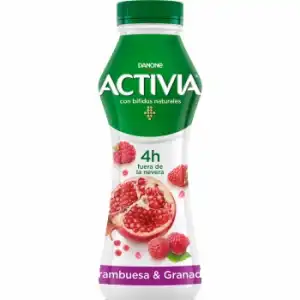 Bífidus líquido de frambuesa y granada Danone Activia 280 g.