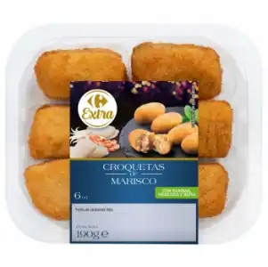 Croquetas de marisco Carrefour Extra 190 g.