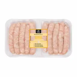 Salchichas de pollo Carrefour 400 g