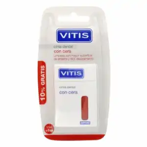 Cinta dental con cera Vitis 50 metros