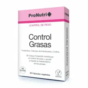 Control de las grasas Pronutri sin gluten 30 ud.