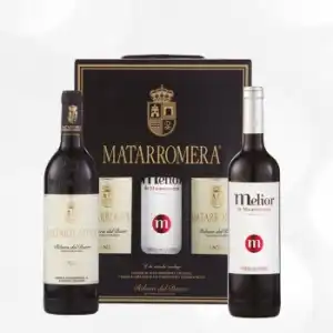 Estuche 2 Bot. Matarromera 2018 + 1 Bot. Melior 2020 Tinto